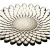 Sunburst Rosette 3D STL for CNC