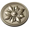 Regal Fleur Rosette - decorative round rosette STL for CNC milling