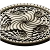 Spiral Acanthus Rosette STL 3D model for CNC