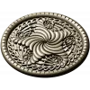 Spiral Acanthus Rosette STL 3D model for CNC