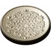 Circular Floral Rosette - STL 3D model for CNC milling