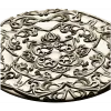 Circular Floral Rosette STL 3D Model for CNC