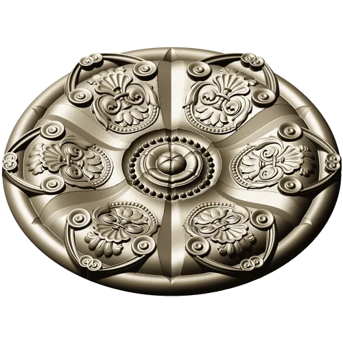 Солнечный медальон - 3D модель STL для ЧПУ