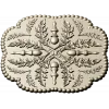 Розетка "Лавровый венчик" - STL модель для ЧПУ