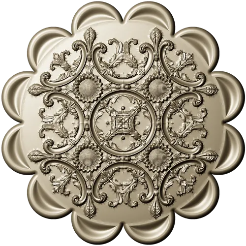 Розетка акантовая - 3D STL модель для ЧПУ