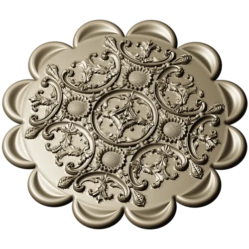 Розетка акантовая - 3D STL модель для ЧПУ