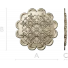 Розетка акантовая - 3D STL модель для ЧПУ