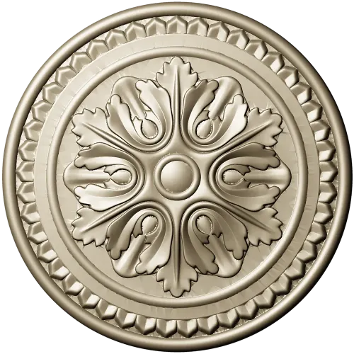 Acanthus Rosette STL 3D Model for CNC Router