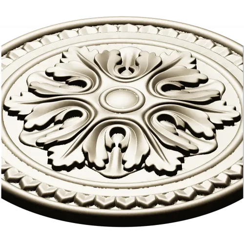 Acanthus Rosette STL 3D Model for CNC Router