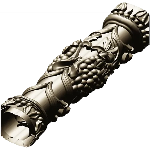 Grapevine Carved Baluster - STL 3D Model for CNC