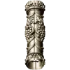 Grapevine Carved Baluster - STL 3D Model for CNC