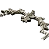 Baroque Acanthus Crest - STL 3D Model for CNC Routing