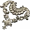 Rococo Shell & Acanthus Centerpiece - STL 3D Model for CNC