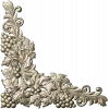 Rococo Grapevine Corner STL - 3D Model for CNC Milling