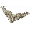 Rococo Grapevine Corner STL - 3D Model for CNC Milling