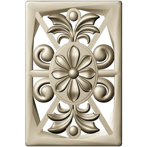 Florentine medallion relief - STL for CNC milling