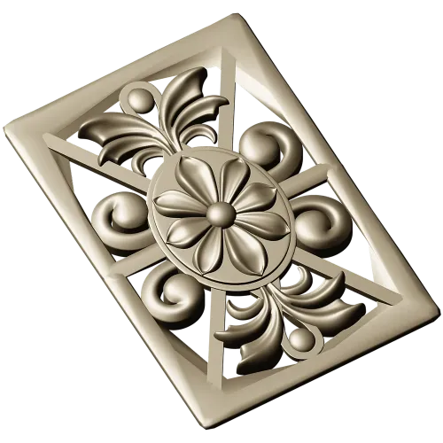 Florentine medallion relief - STL for CNC milling