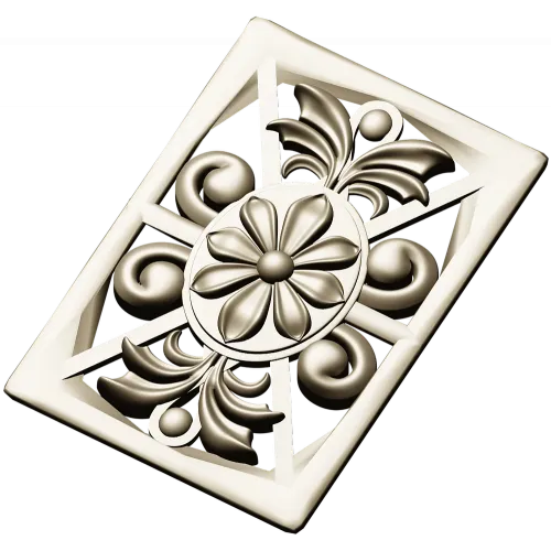 Florentine medallion relief - STL for CNC milling