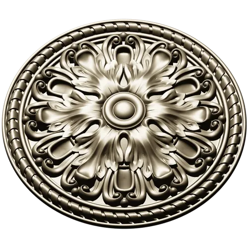 Acanthus Rosette STL for CNC