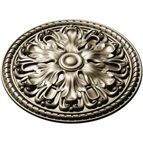 Acanthus Rosette STL for CNC