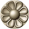 Circular Floral Rosette STL for CNC Milling