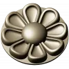 Circular Floral Rosette STL for CNC Milling
