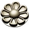 Circular Floral Rosette STL for CNC Milling
