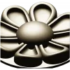 Circular Floral Rosette STL for CNC Milling