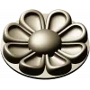 Circular Floral Rosette STL for CNC Milling
