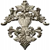 Baroque Vase Relief - STL 3D model for CNC decorative carving
