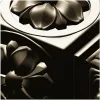 Baroque Rosette Connector - STL 3D model for CNC