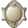 Rococo Shell Cartouche STL for CNC