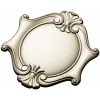 Rococo Shell Cartouche STL for CNC