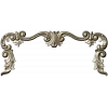 Baroque Acanthus Decorative Trim - STL 3D model for CNC