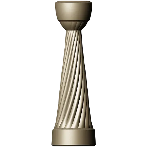 Винтовая мебельная ножка - 3D модель STL для ЧПУ