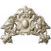 Vineleaf Cartouche STL for CNC Milling