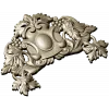 Vineleaf Cartouche STL for CNC Milling