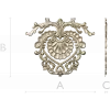 Картуш с раковиной в стиле рококо - 3D модель STL для ЧПУ