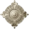 Baroque Rosette 3D STL for CNC