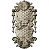 Барочный вертикальный картуш STL - 3D модель для ЧПУ