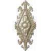 Fleuron Diamond Cartouche - STL 3D Model for CNC