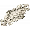 Fleuron Diamond Cartouche - STL 3D Model for CNC