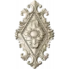 Fleuron Diamond Cartouche - STL 3D Model for CNC