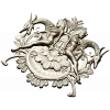Картуш с нимфами и рогатыми зверями - 3D модель STL для ЧПУ