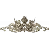Cherubic Acanthus Cartouche STL for CNC