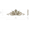 Cherubic Acanthus Cartouche STL for CNC