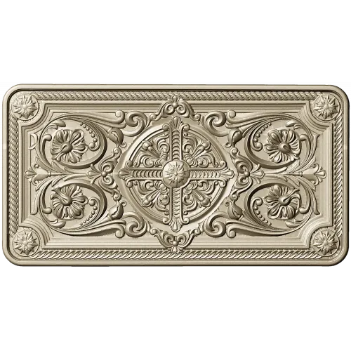 Ornamental Medallion Panel - STL 3D model for CNC