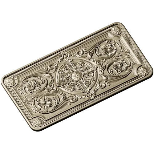 Ornamental Medallion Panel - STL 3D model for CNC