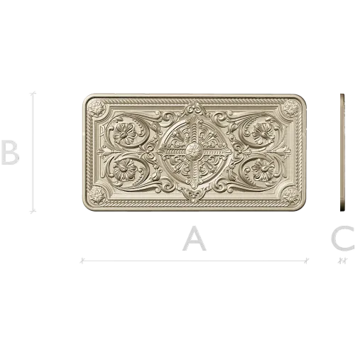 Ornamental Medallion Panel - STL 3D model for CNC