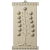 Decorative Tree Panel - STL 3D model for CNC carving